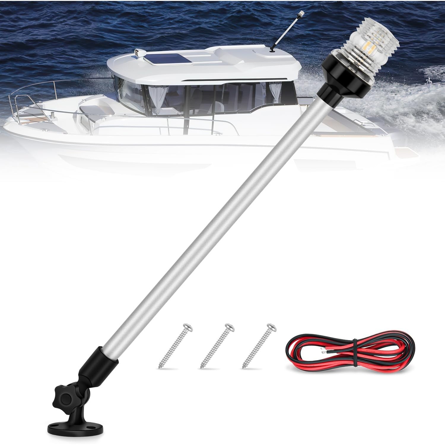 Fishing Boat Anchor - Светодиодный палубный фонарь Nilight для лодок,