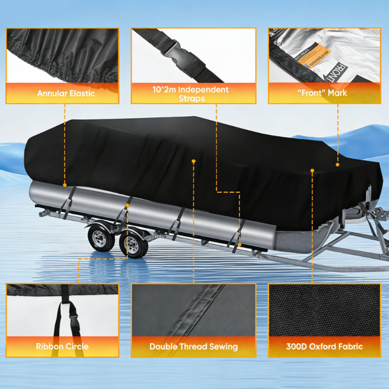 Прочный чехол для лодки с защи – обзор и цена Fishing Boat Cover