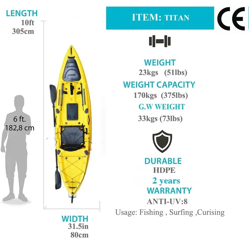 10-футовый одноместный рыболов – обзор и цена Fishing Boat Paddle